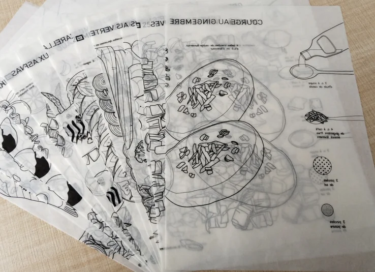 
Printed DIY Parchment Baking Paper 