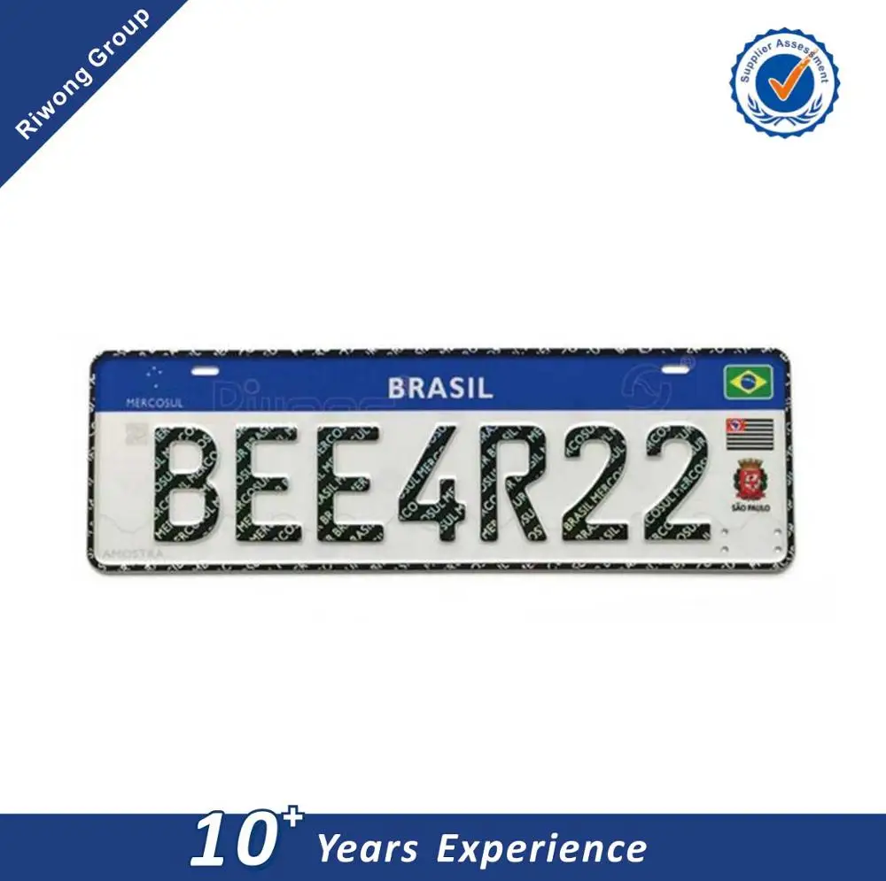 Brasil license plate mercosul, Brazil license plate mercosur