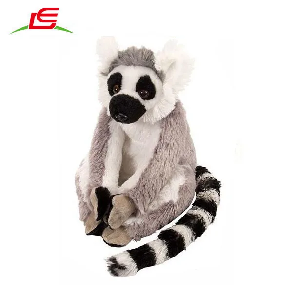 ICTI 25cm Plush Cuddly Toy Black Soft Lemur