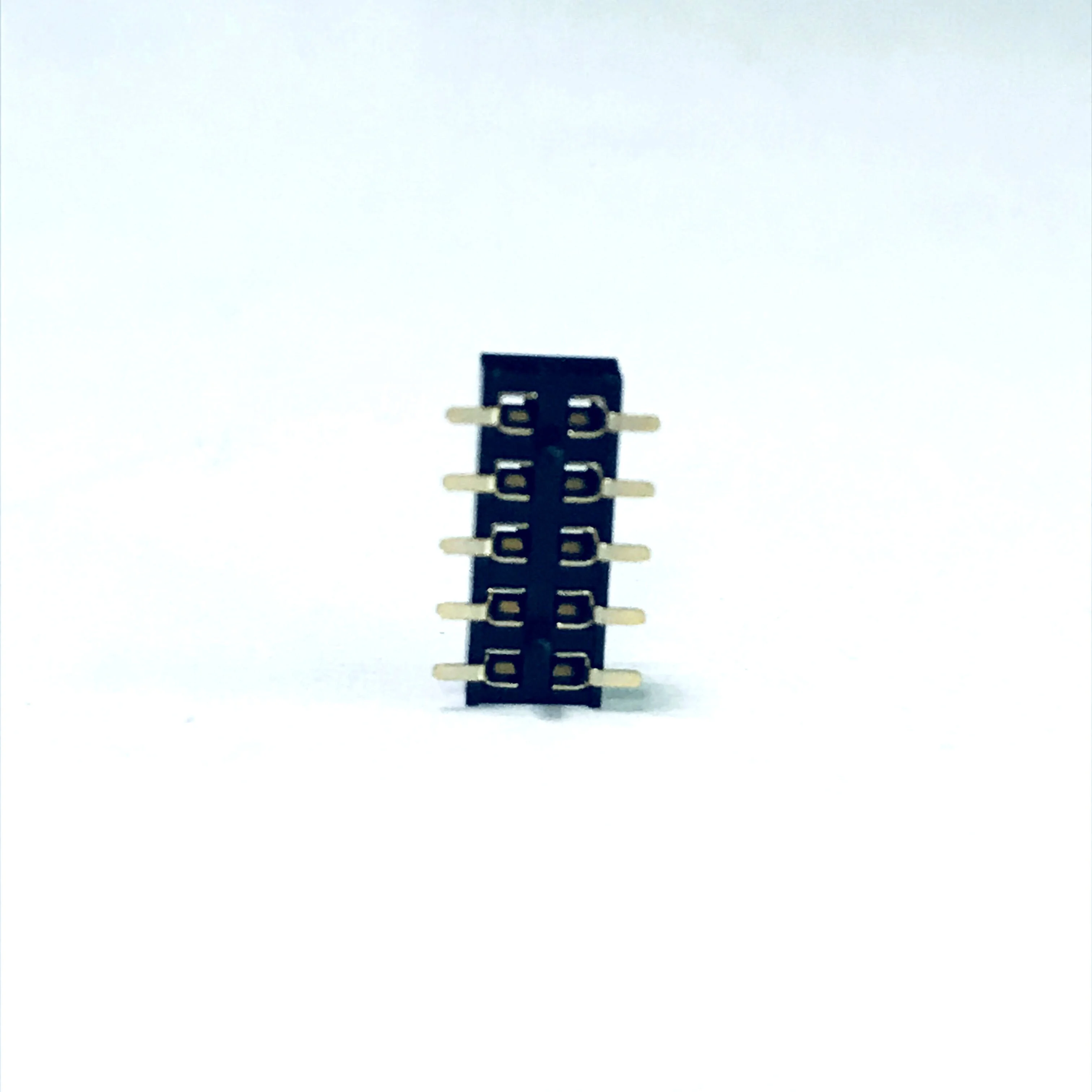 Wholesale Right angle Pitch 2.0 mm Female header connector SMT Dual row 2x5 Pin position Gold mating PCB board