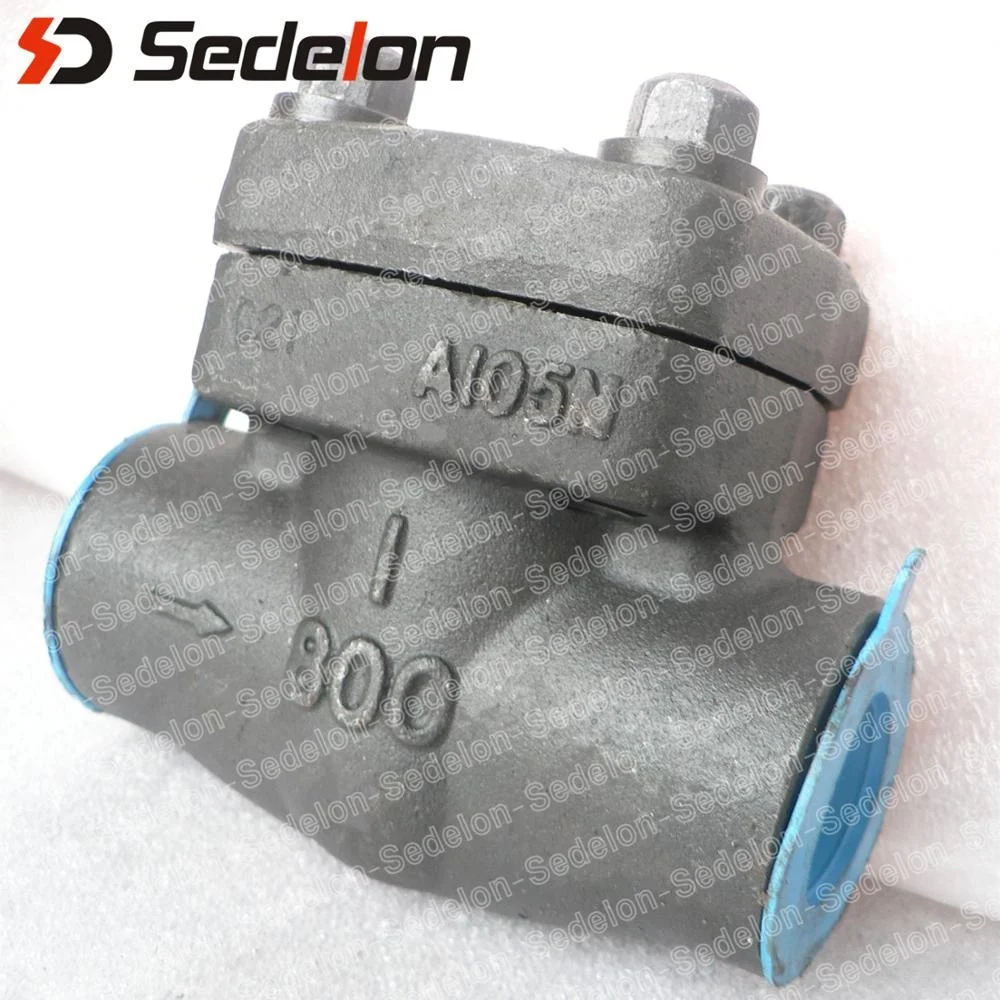 1 inch class 800LB forged check valve A105 SW NPT Flange API602/BS5354/ISO15761