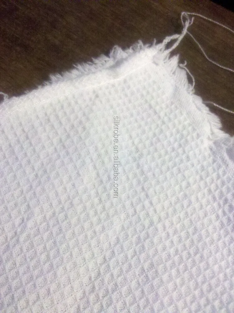 wholesale supply waffle weave cotton bath robe