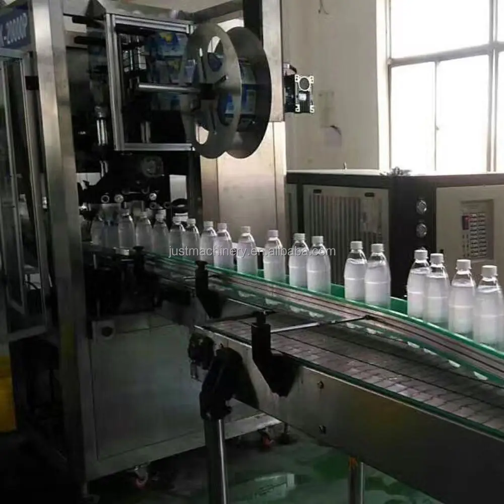 automatic labeling machine for plastic bottles