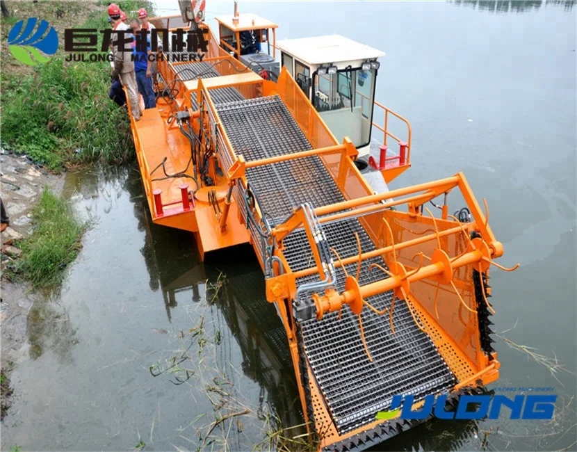 Водный комбайн для сорняков/Спасательный корабль для мусора/Водяной Гиацинтовый комбайн