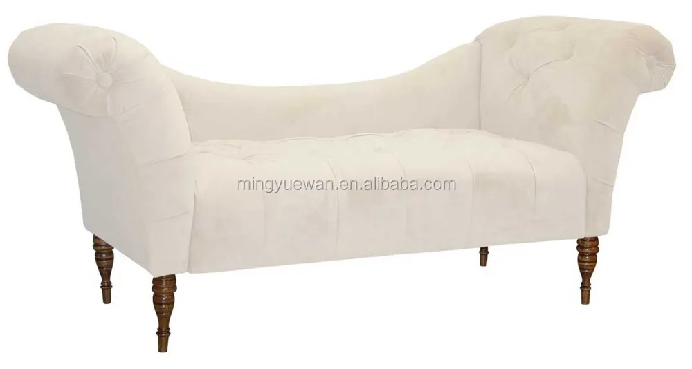 Hotel Furniture Supply Velvet Bedroom Chaise Lounge Direct Furniture Factory