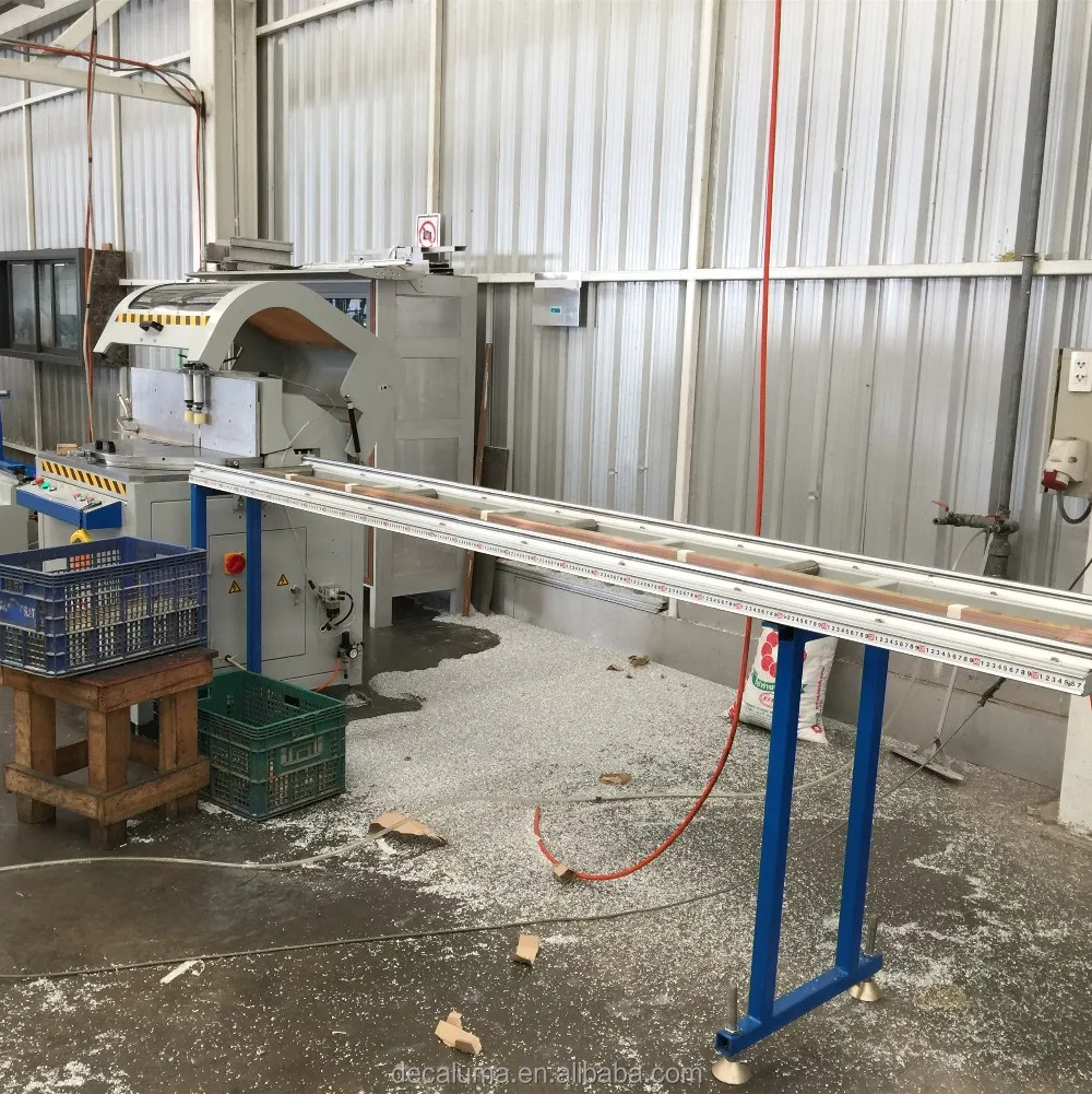 China DECALUMA Company Supply Single Head Saw Aluminum Profile Cutting Machine