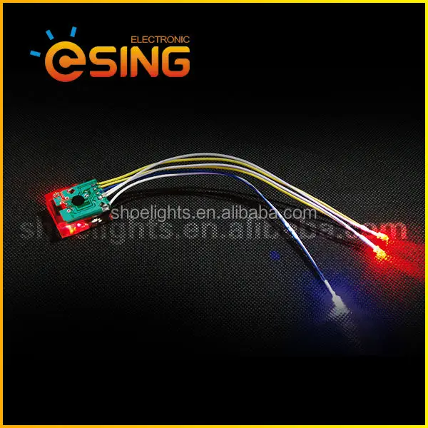 OEM led micro led flashing lights for kids shoes bag hat clothes