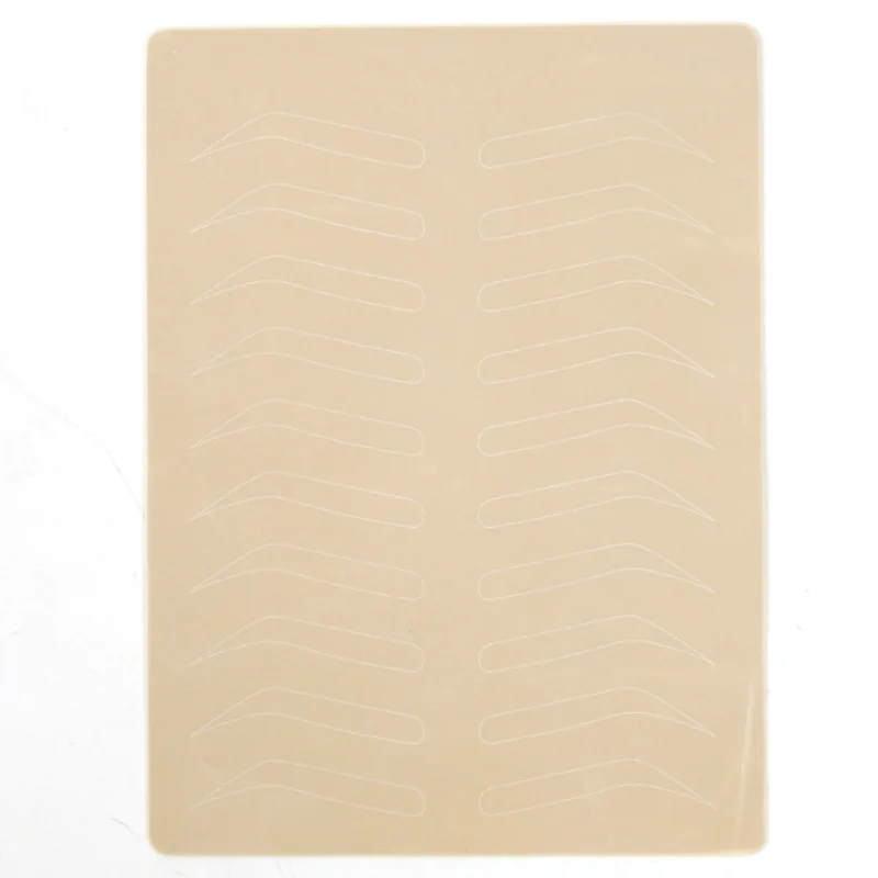 OEM service Silicon Tattoo Practice Skin microblading with eyebrow permanent makeup