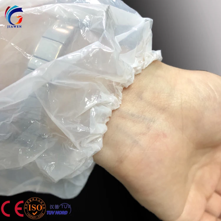 JWASC01Direct Manufacturer Protective Equipment Waterproof Polyethylene Disposable PE Arm Cover Sleeve for Butchers