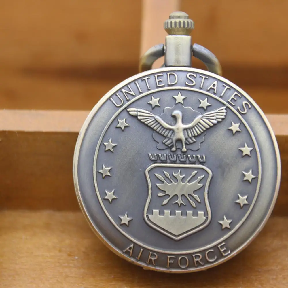 Antique vintage mens united states air force pocket watch western pocket watch