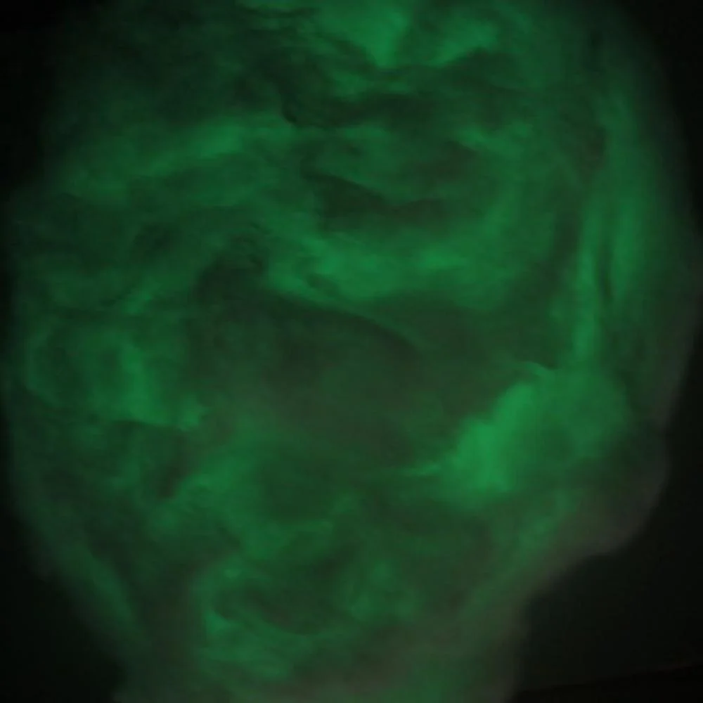 
glow in the dark thread and yarn / 1.5D glow in the dark silk 