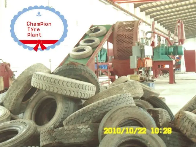 
 Установки для переработки отходов шин-тяжелая система измельчения шин (FCC-10000-4-P)  