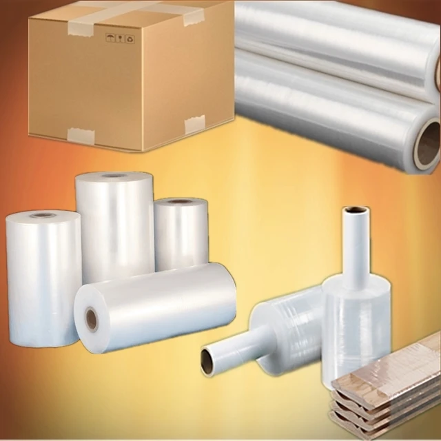 PE packing strech film roll wrapping