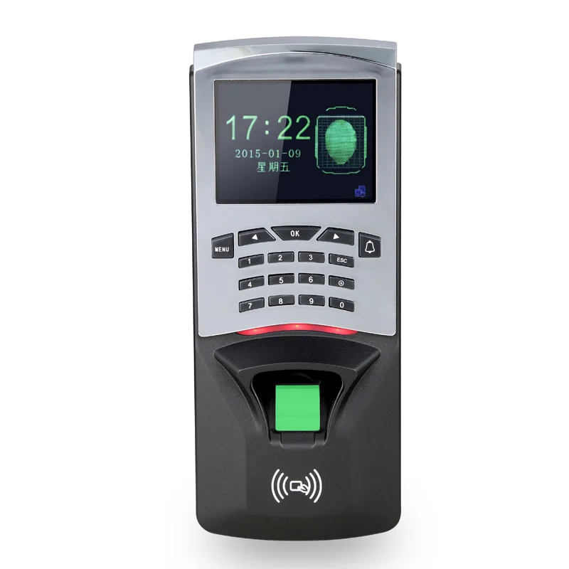 Дешевый цена хорошего качества 2.8 inch LCD USB RS485 tcp/ip rfid карты отпечатков пальцев контроля доступа терминала