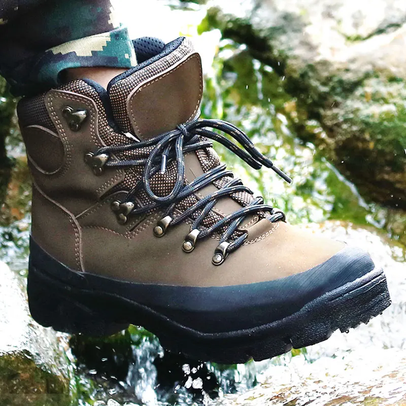 New Design Light Weight Water Proof Wear Resistant Hiking Boots Men Mountain Climbing Boots