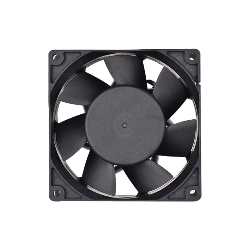 high performance axial flow dc 12V 24V 80x80x25mm industrial radiator and cooling fan
