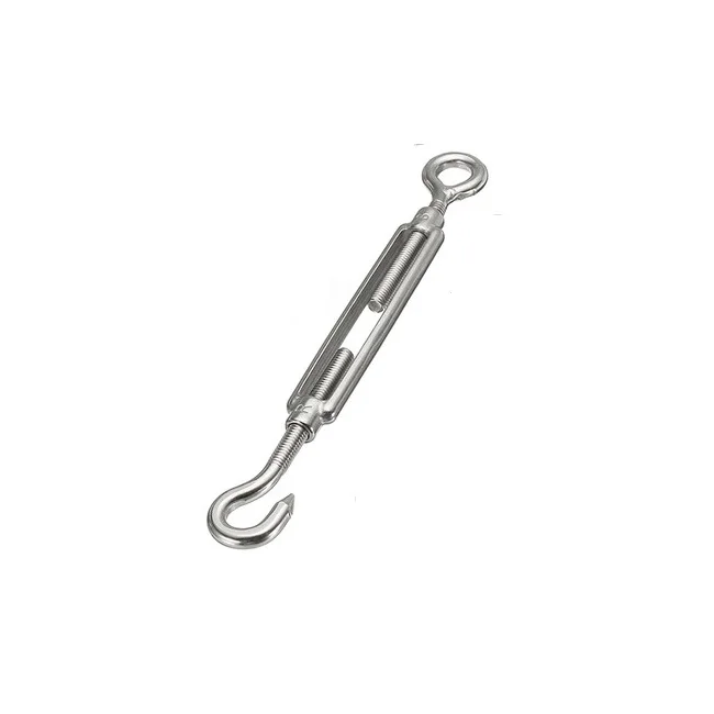 Stainless steel furniture decorative turnbuckle hardware with eye and hook for lifting