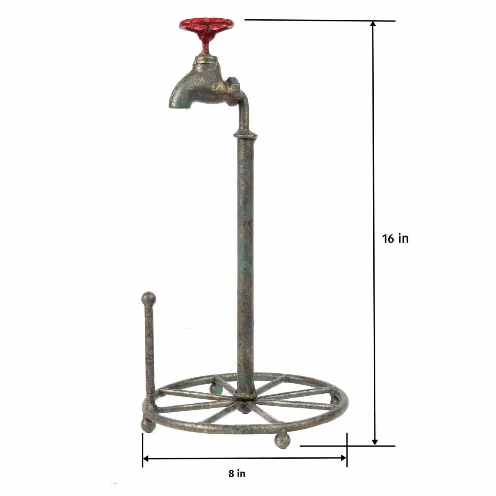 Spigot Faucet Country Kitchen Paper Towel Roll Holder