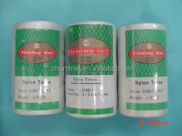Wholesale best quality durable Fine nylon twine 210d export to africa market nylon fishing twine