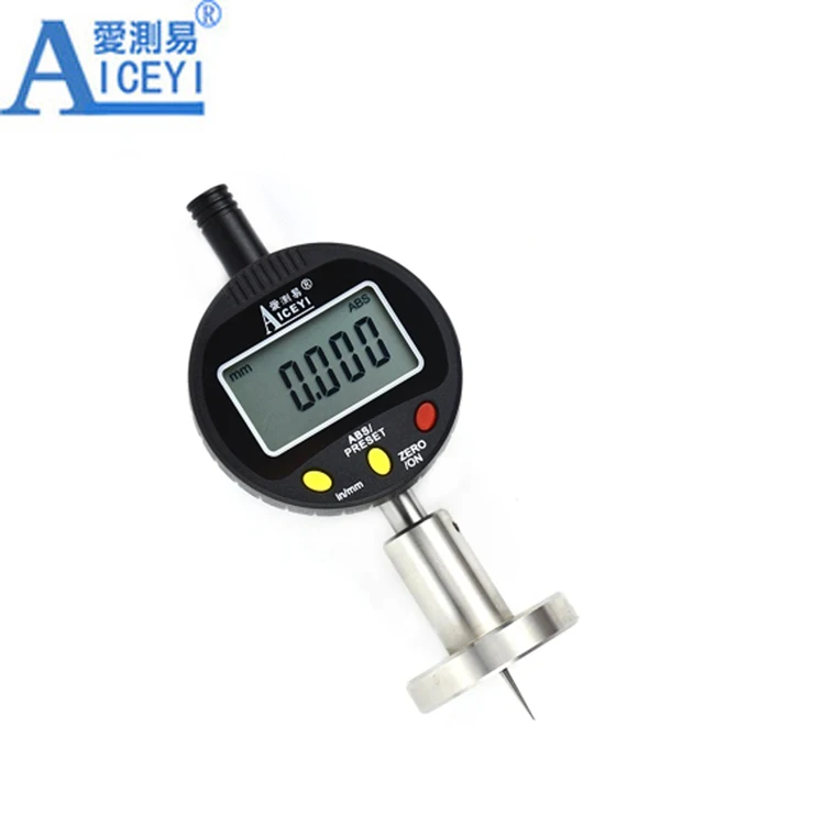 0-12.7mm 0.001mm Precision Electronic Digital Depth Indicator Depth Gauge With Cylindrical Base