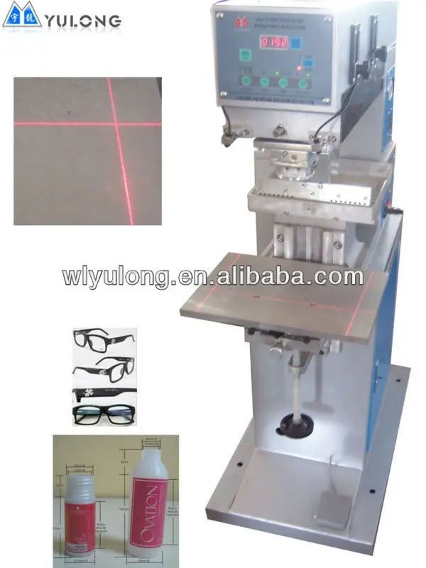 Large area precision print inkwell Hot selling logo tampografia pad printer  pad printing machine with Infrared counterpoint