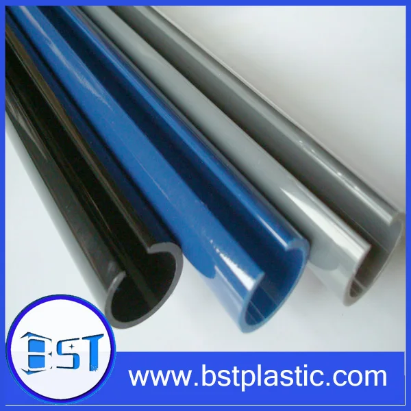 Custom high quality colored pvc slotted tube