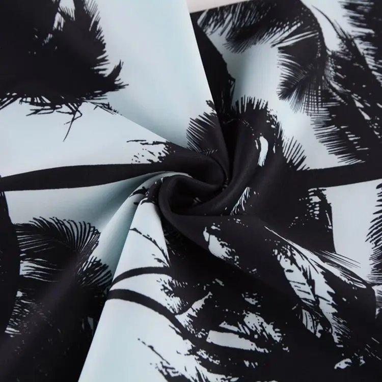 Stretch 95 polyester 5 spandex mixed crepe scuba knit fabric for skirts