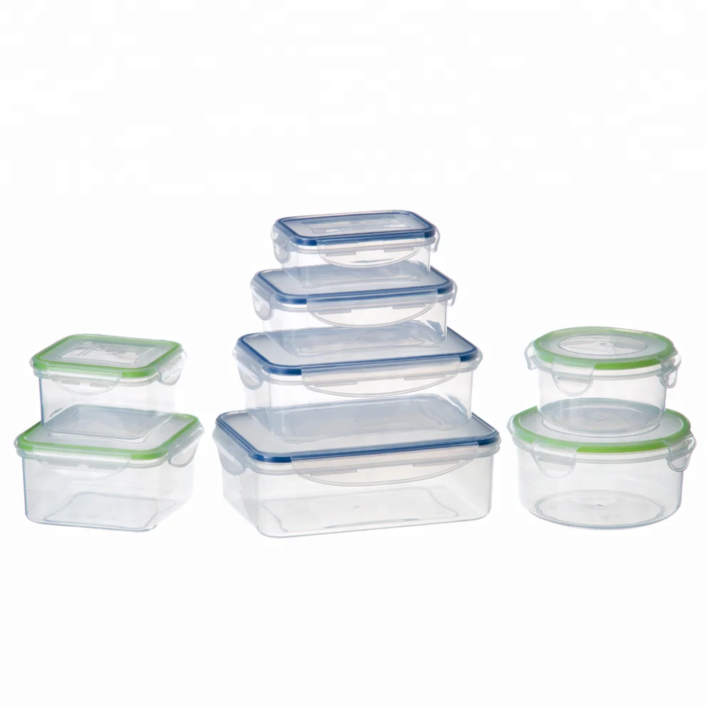 Wholesale air tight lunch box sealed food container microwavable airtight food container