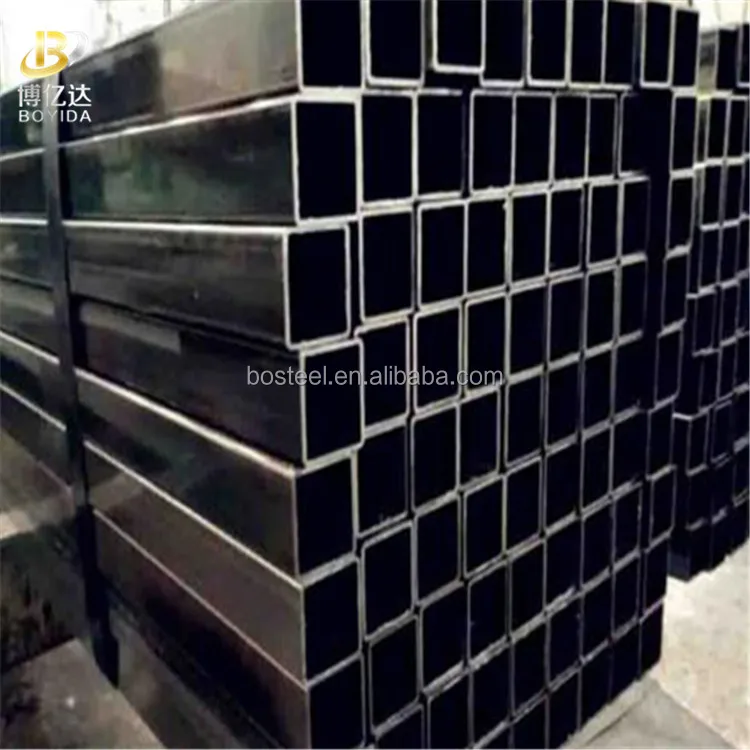 black annealed carbon steel pipe Square steel pipes hollow section