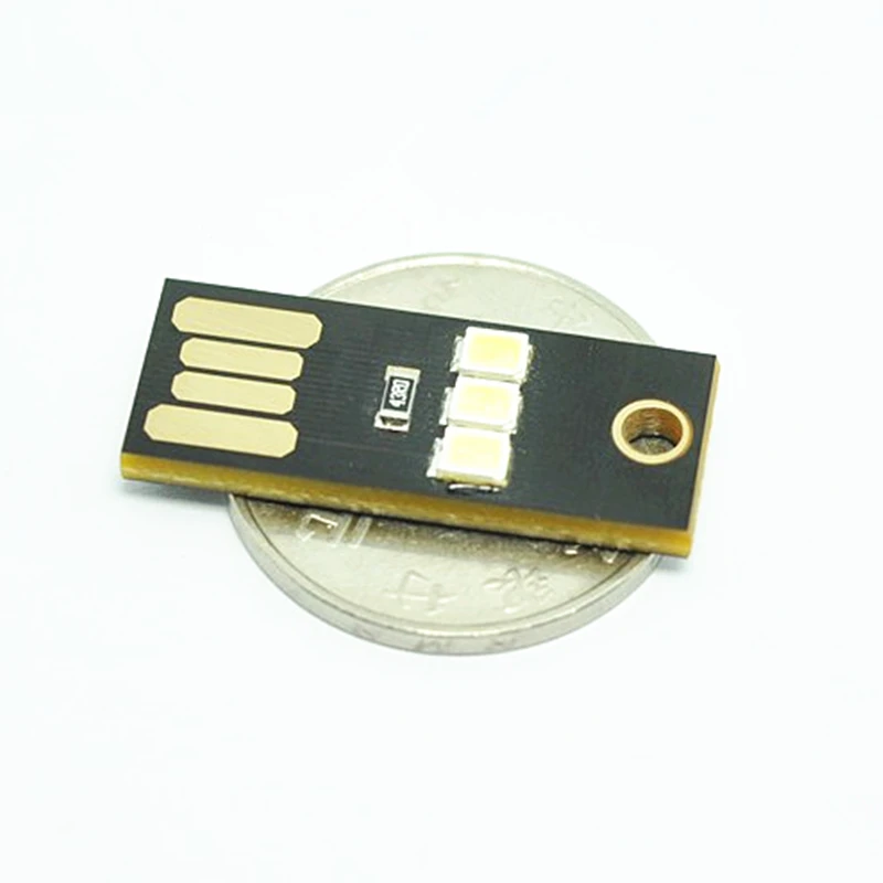  Ультратонкая Портативная usb-лампа ультратонкий светильник для кемпинга с 3 светодиодами мини-ночник