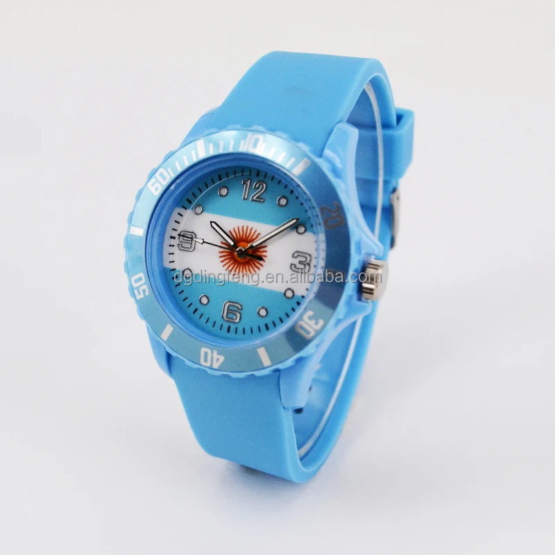 
Silicone watch for Russia world cup promotion hot sales in 2018 with possible lowest price 