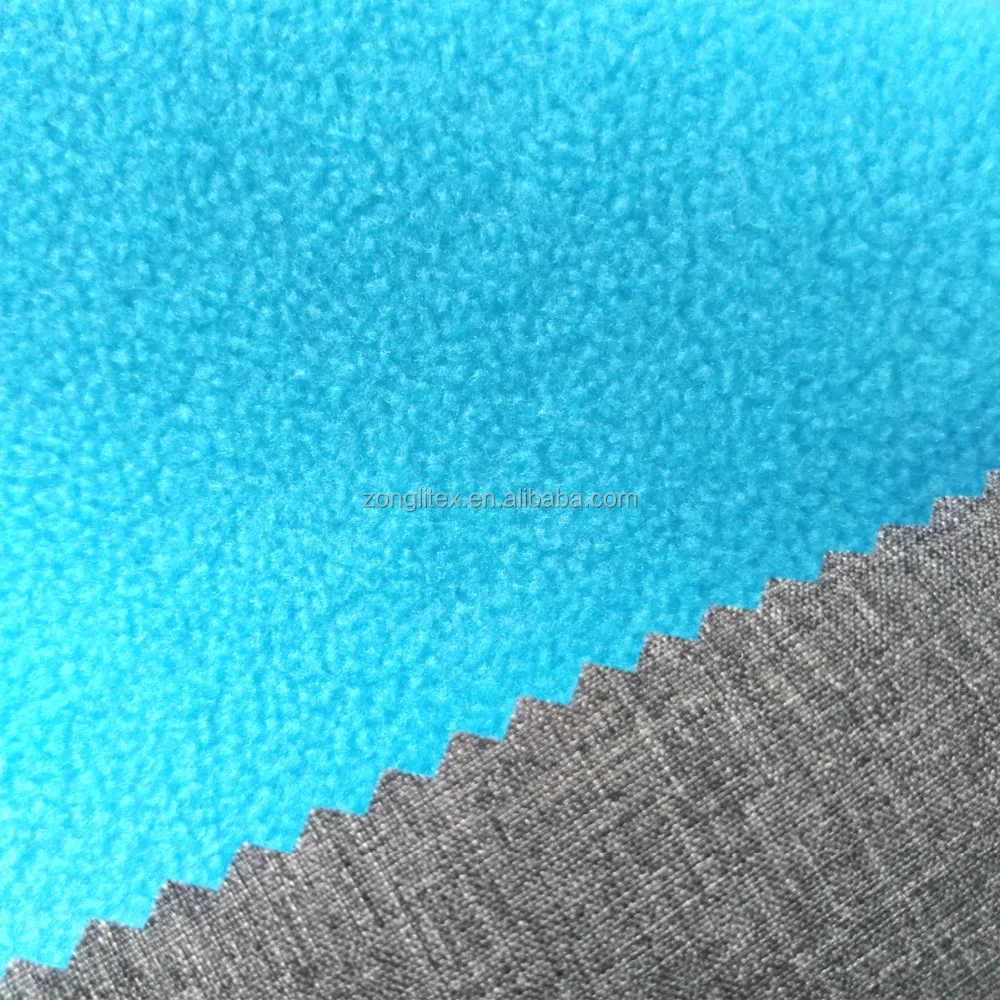 3-layer breathable and waterproof softshell fabric polar fleece bonded