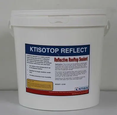 Теплоотражающая охлаждающая краска для крыш