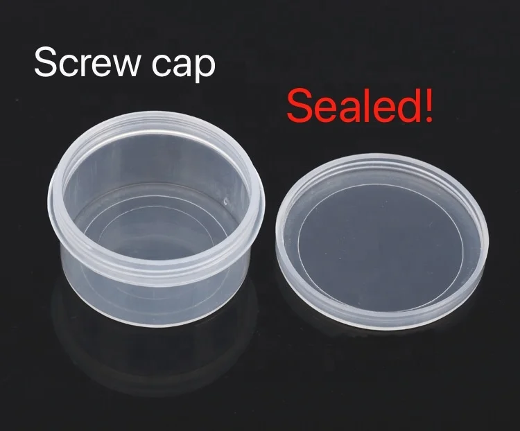 Painting Box Top Grade Eco-friendly PP Case Clear Safety Round Shape Plastic Box