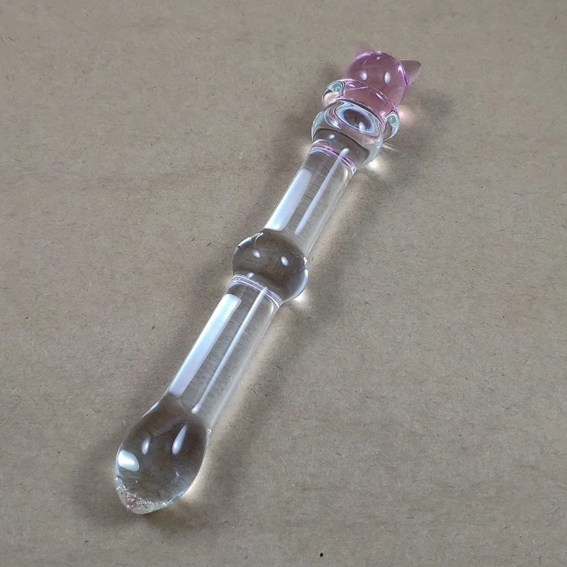 Factory OEM Custom Long Butt Plug, Glass Sex Dick, Glass Sex Cock for World Market Distribution