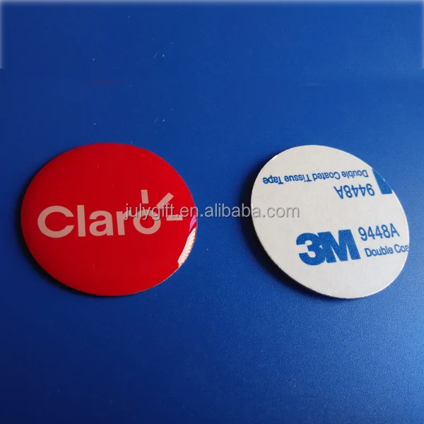 
custom design size shape round print metal logo car sticker pin 