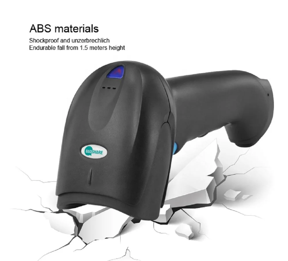 Cheap 2D Cmos Handheld Wireless Barcode Reader Cordless QR Code Scanner For POS
