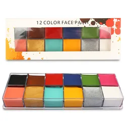 Cosmetics Body Art Halloween Face Paint Rainbow Face Paint Kit