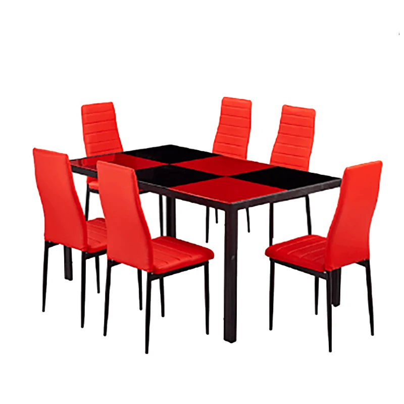 wholesale 12mm tempered glass cheap japanese dining table with bench set
