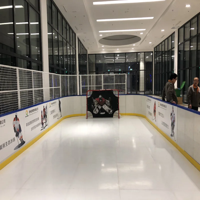 UHMWPE artificial ice rink floor/ boards synthetic hockey ice skating rinks