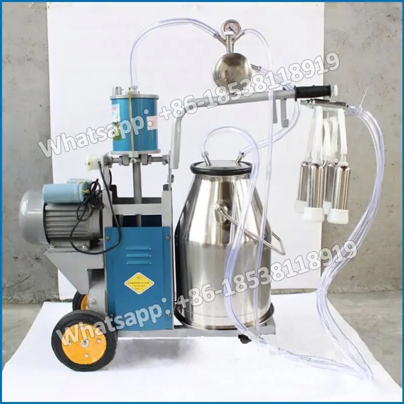 Diesel Engine Double Bucket Cow Milking Machine