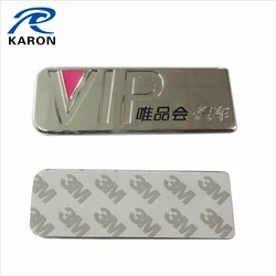 quality wholesale custom metal sewing label with Karon