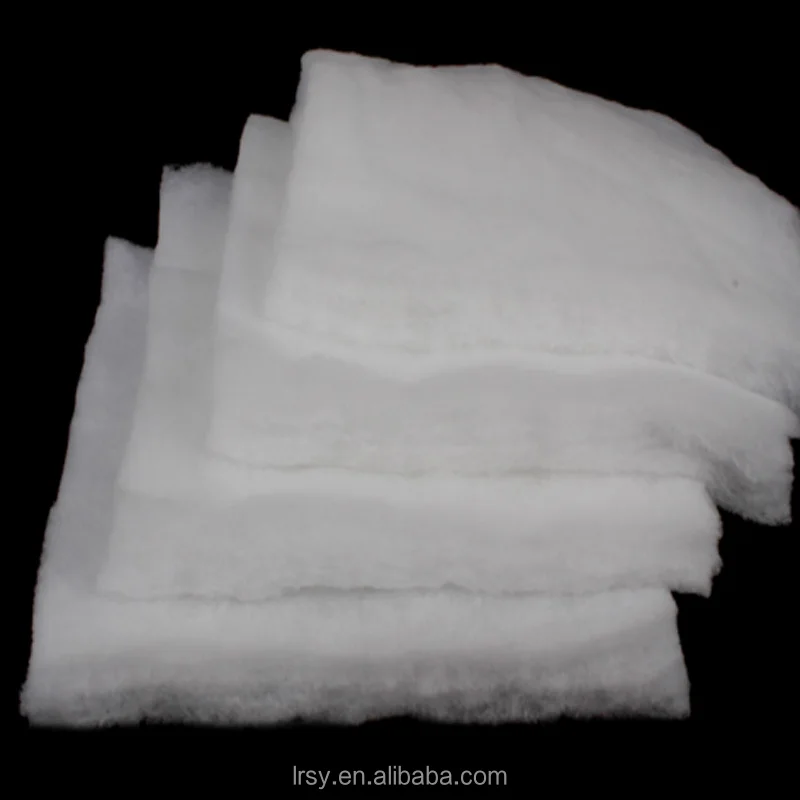 Manufacturing 100% polyester quilt batting Eco-friendly polyester wadding factory super luxury high loft polyester quilt wadding