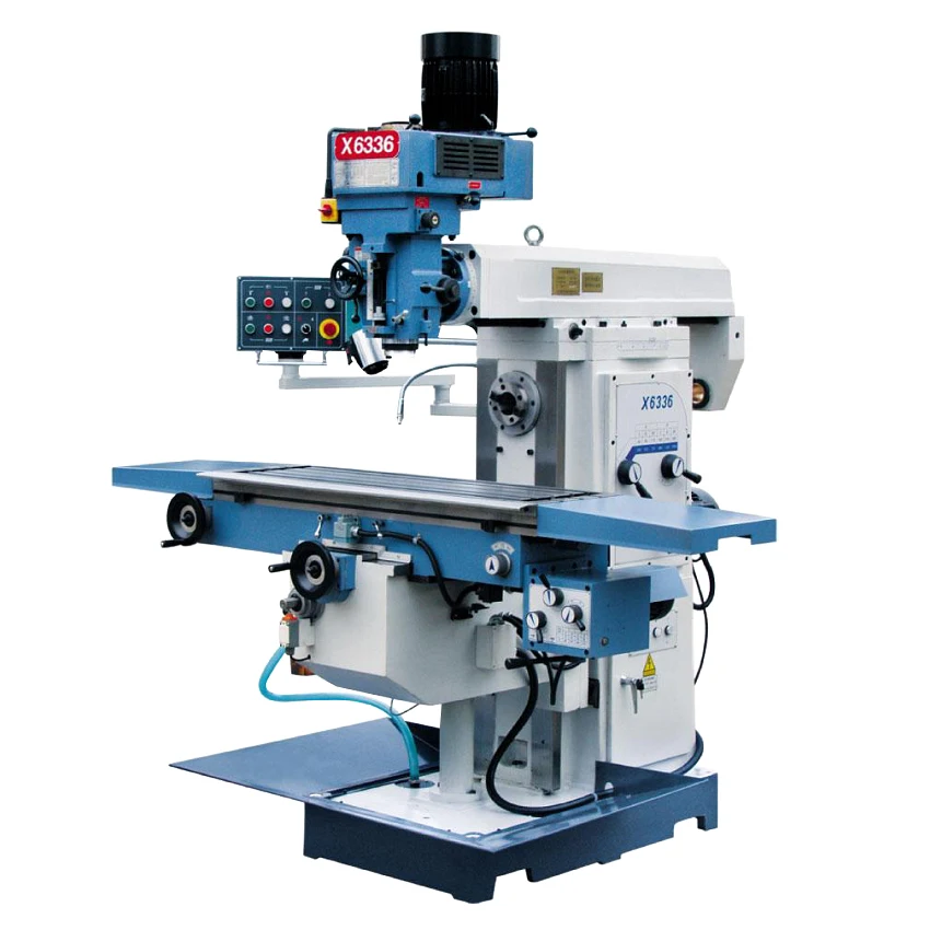X6336WA SIECC Vertical and Horizontal Turret Milling Machine with DRO