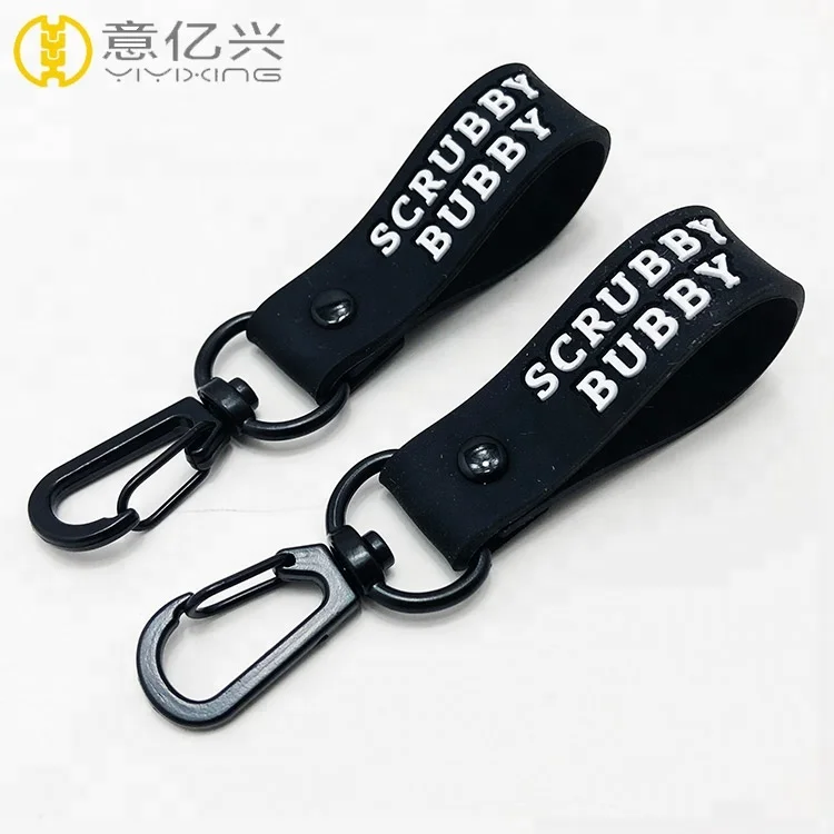 
Superior quality phone small wire rope short rubber lanyard silicone rubber lanyard 