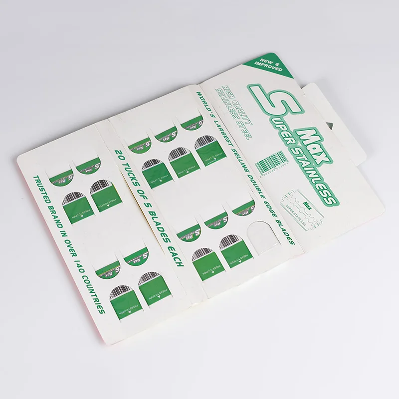 double edge brand name razor blades made by professional razor blade factory