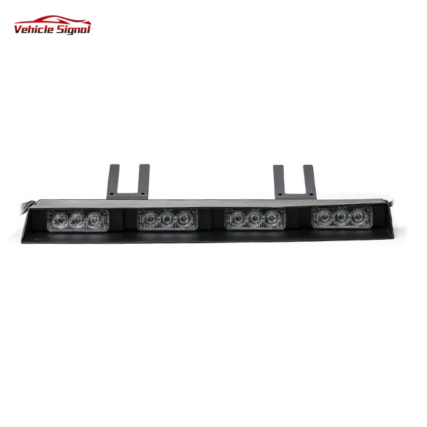 2019 Super Bright Warning Red Directional Hazard Traffic Lights bar Strobe Amber  Led visor Light For Emergency Vehicles