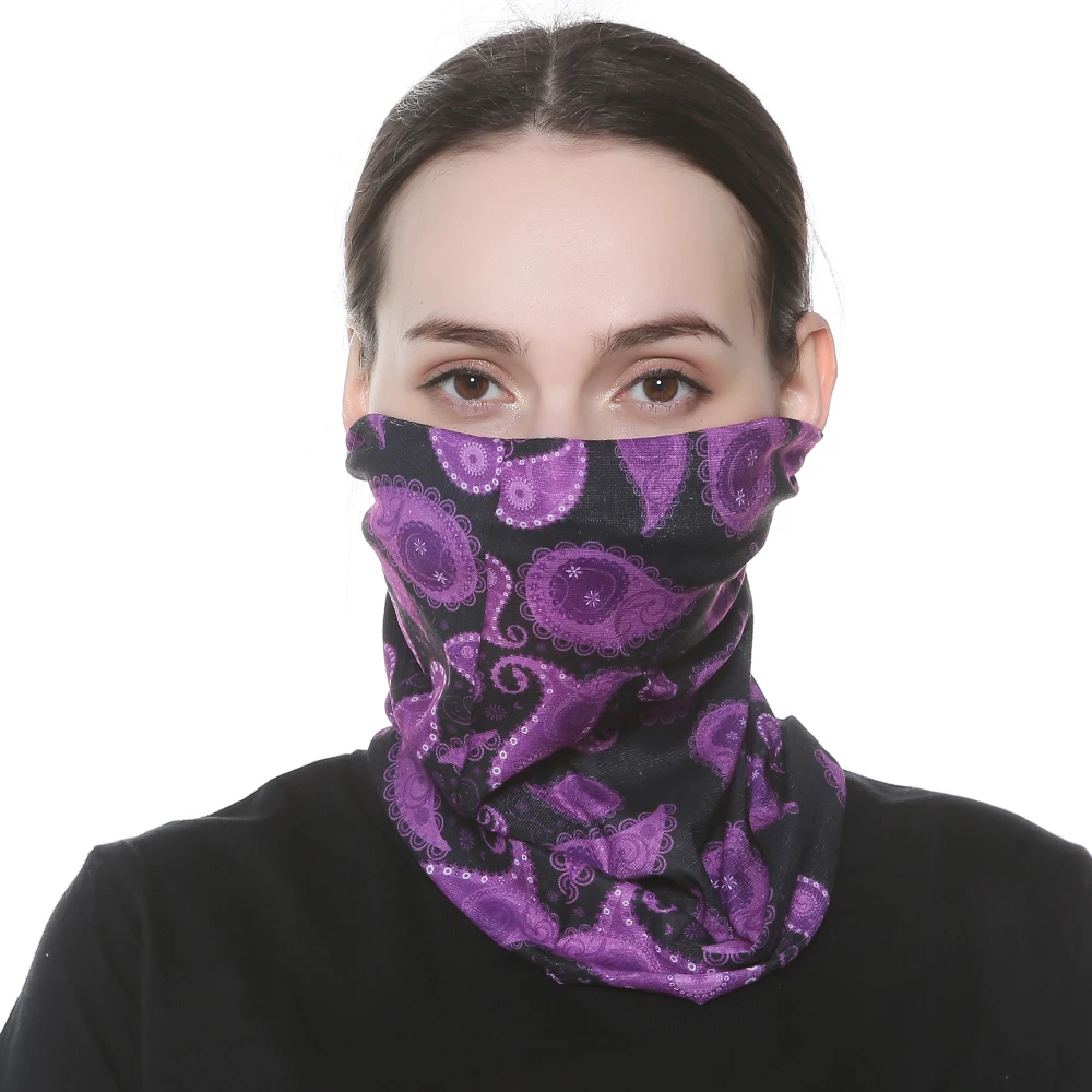 Latest Fashion Winter Outdoor Sports Reversible Polar Fleece Headwear Microfiber Tube Bandanas Magic Neck Warmers