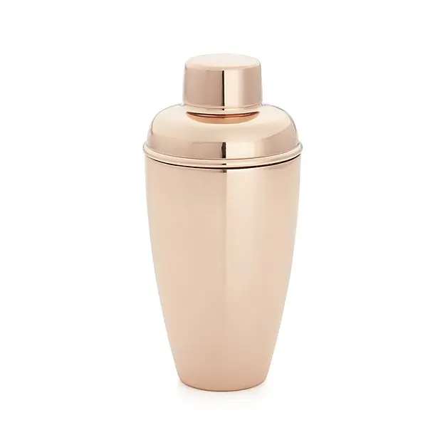 Бостонский шейкер с зеркальной отделкой из меди, шейкеры для коктейлей из нержавеющей стали цвета розового золота, 16 унций