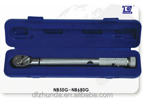 manual hand tools for nut screw preset torque wrench or torque spanner